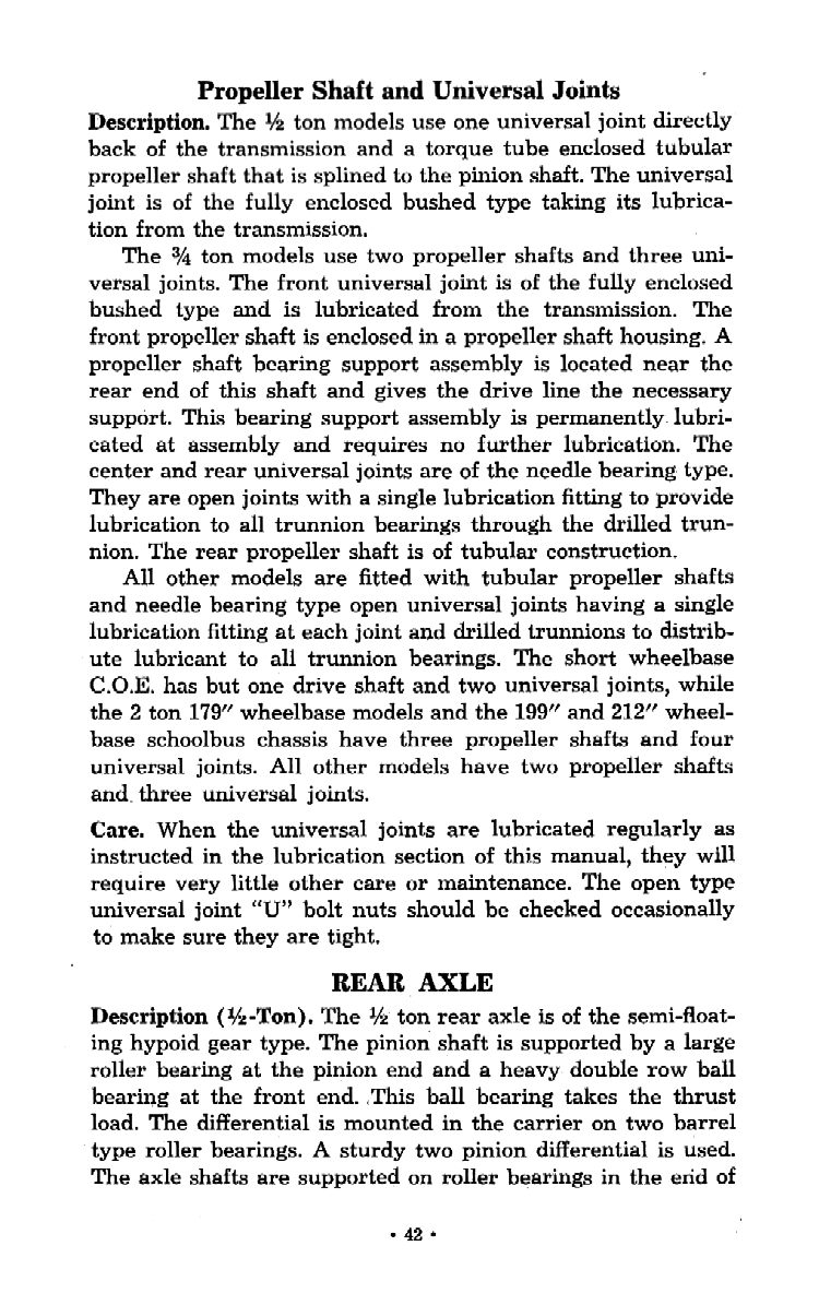 1953 Chevrolet Trucks Operators Manual Page 19